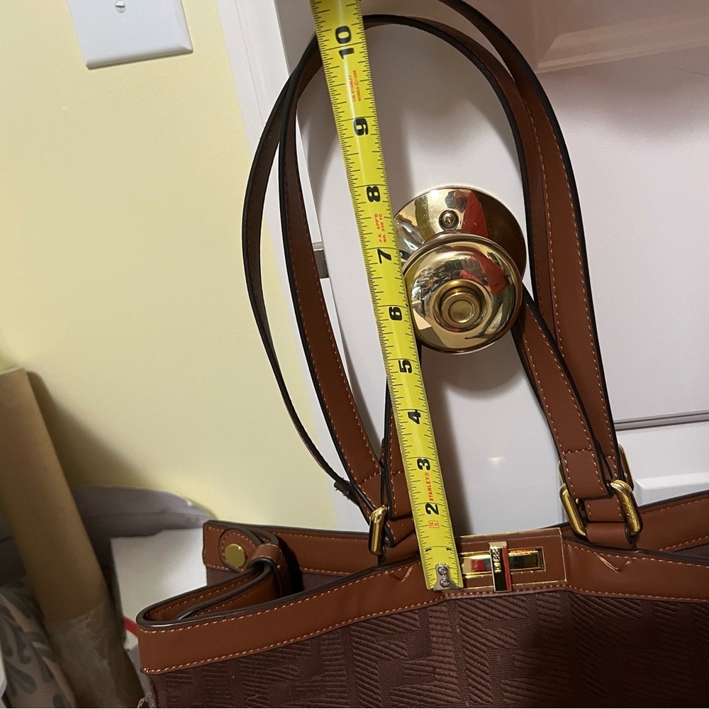 Fendi canvas & leather purse vintage bag purse - Picture 5 of 16